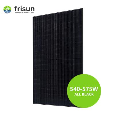 China 540W 550w 560W 570W Full Black Solar Panel Perc 182mm PV Module Half Cut Solar Cells For Domestic Industry Use Solar System 182mmx182mm for sale