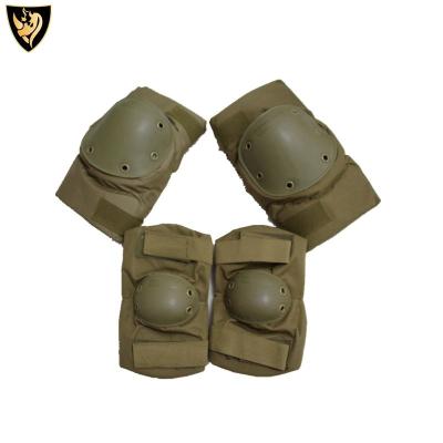 China Unique Luxury Khaki Color Army Sports Knee And Elbow Guard Pads for sale