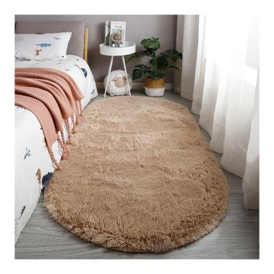 China Washable Luxury Soft Carpet 100% Polyester Good Price Elliptical Carpet Home Decoration for sale