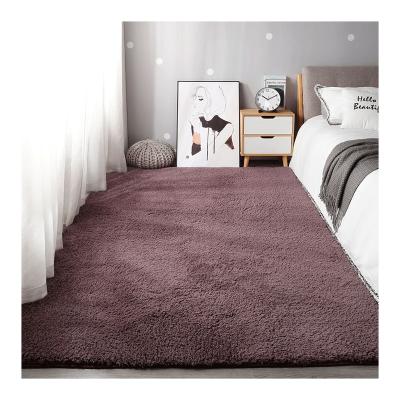 China Best Price Washable New Arrival Rugs Colorful Faux Lambswool Rugs For Bedroom for sale