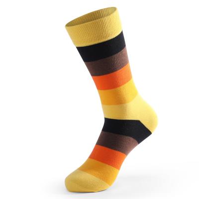 China Funny Socks Food Packet Dress Stripe Socks Colorful Crew Casual Socks for sale