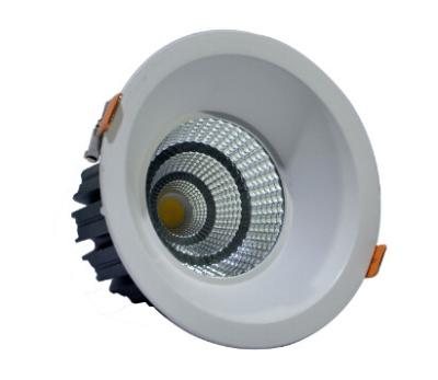 China O teto conduzido ajustável redondo ilumina para baixo 1300lm, banheiro conduzido 120mm Downlight à venda