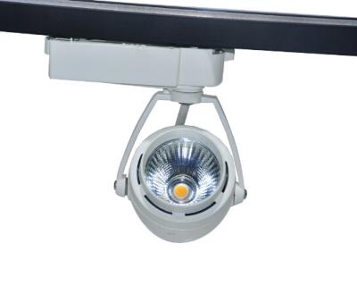 China Warm White Cree COB LED Adjustable Track Light / Wall Mounted Track Lighting for sale