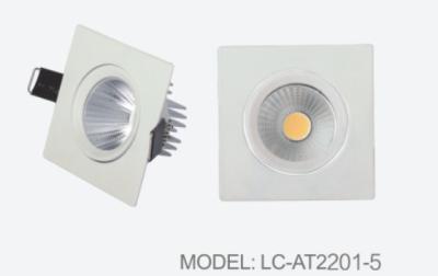 China Square 5 Watt Led Ceiling Downlights for Indoor Lighting , Waterproof Led Downlights for sale