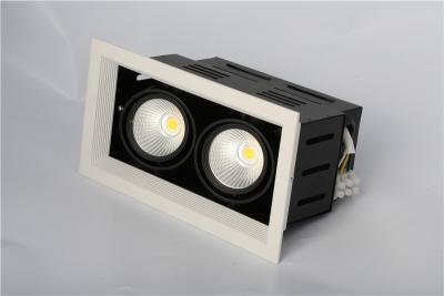 China Adjustable Recessed 40W CREE COB LED Grille Light 90lm/W , CE FCC TUV for sale