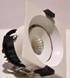 China Cuadrado puro interior Dimmable LED Downlights Embeded del AL 7 W con la FCC de Rohs del CE en venta