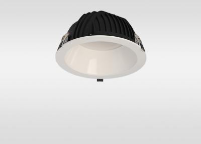 China o branco 15W Recessed conduziu Downlights 1200lm com iluminação comercial geada de Desgin do estojo compacto do refletor à venda