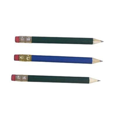 China Promotional Gold Supplier Alibaba Pencil Hot Sale Custom Cheap Golf 2B Wooden Pencil for sale