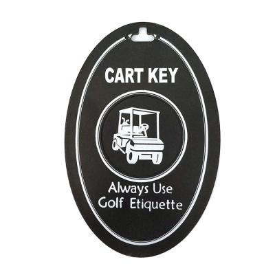 China Plastic Hot Selling Plastic Cart Key Golf Bag Tags for sale