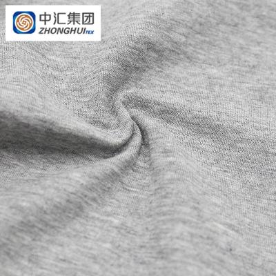 China Factory Price Cotton Polyester Spandex Organic Interlock Knitted Fabric for sale