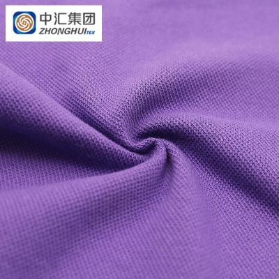 China Wholesale Cotton Polyester 360gsm Bead Interlock Shrink-Resistant Fabric For T Shirt for sale