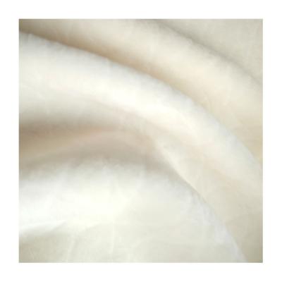 China New designed environmental friendly high quality solid dyed steam embossed velvet plush elastic fabric for sale