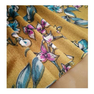 China High quality environmental friendly wholesale korean stamp multicolored chiffonrainbow silk metallic textiles fabric for sale