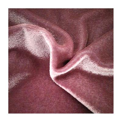 China High Quality Environmental Friendly Fashion Simply Style Eco - Friendly Spun Plain Glossy Panel Velvet Fabric for sale