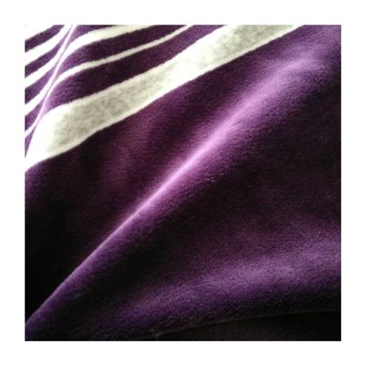 China Factory Price Environmentally Friendly Wholesale 100% Cotton Velvet Warp Knitted Single Color Fabric for sale