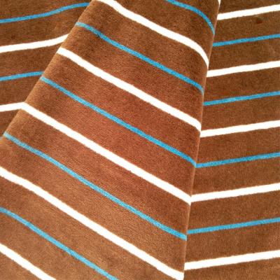 China Flame Retardant Cotton And Polyester Colorful Stripe Shrink Resistant Fabric For Sofa And Home Garment for sale