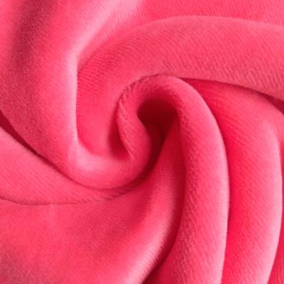 China Polyester blend cotton velor fabric cvc8020 plain dyed fabric antistatic for garment for sale