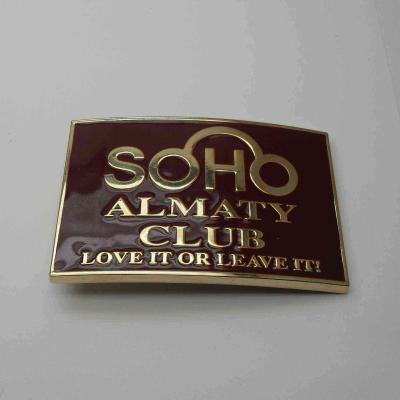 China 12 Year Factory OEM & ODM Custom Service Custom Design Zinc Alloy Die Casting Metal Belt Buckle For Promotion for sale