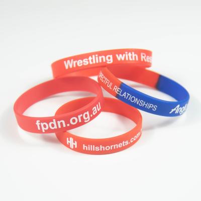 China Silicone Wristband 12 Years Factory Baller Band Custom Silicone Wristbands For Key for sale