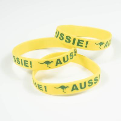 China Festival 12 year factory custom embossed silicone wristband by 12mm for promotion for sale