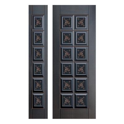 China Waterproof Embossed Metal Steel Sheet Stamped Cast Steel Door Skin for sale