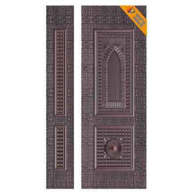 China Waterproof steel door skin vent sheet made of china apartment metal fireproof door skin mold for sale