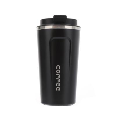 China Hot Sale 510ml Double Wall Stainless Steel Travel 380ml Coffee Mug Reusable Vacuum Insulation Reusable Tumbler Cup for sale