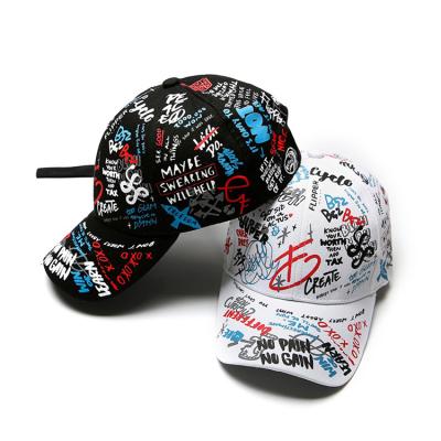 China European and American JOINT style hip-hop hat cartoon printed baseball cap fashion Snapback hat in stock for sale