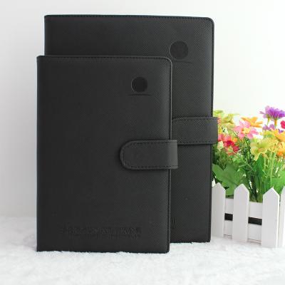 China A5 Hardvover Magnetic High Quality Notebook Leather Notebook with Custom Logo for sale