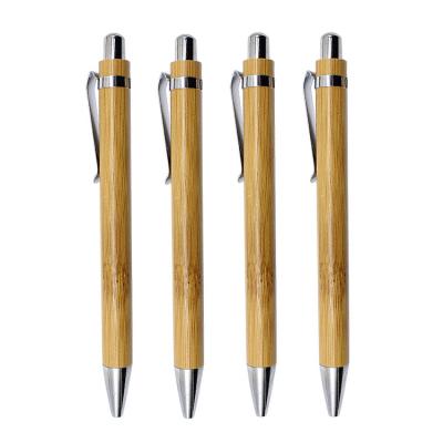 China High Quality Eco-Friendly Recycled Bamboo Ball Pen Bamboo Gift Pen With Custom Logo Promotion for sale