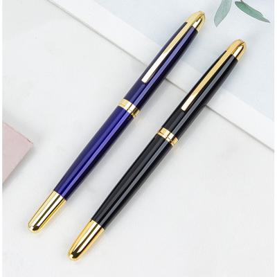 China Luxury Ink Logo Metal Heavy Ball Pen Custom Gel Pen For Business Gift Liquid Metal Roller Pen Gift High End Luxury for sale