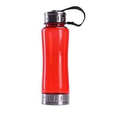 China New Design Sustainable Promotion Gift Plastic Drinking Bottle With Lid Logo Branded Custom Stainless Steel Plastic Water Bottle for sale