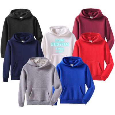 China Anti-Shrinkage Boys Shear Plain Custom Girls Hoodies Sweatshirts Kids Hooded Hoodies Logo Printed Embroidered Classic Fit for sale