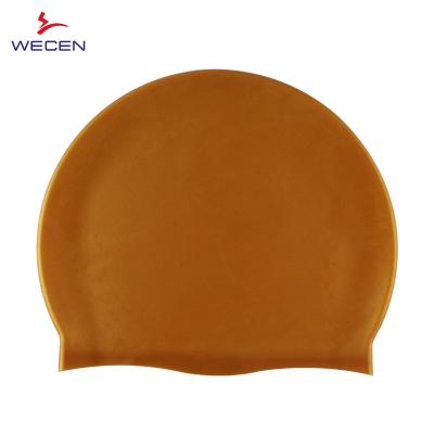 China Custom Logo Silicone Eco Material Swim Hat Factory Waterproof Durable Eco-Friendly Swim Hat for sale