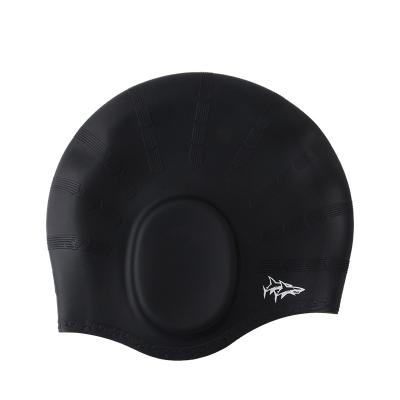 China High Quality Custom Logo High Elasticity Swimming Hat Hearing Protection Swim Cap Durable Waterproof Eco-Friendly Swimming Hat for sale