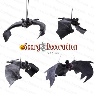 China Halloween Haunted House Decoration Costume Scary Props Jokes Play Fake Bats For Halloween Party Decoration for sale