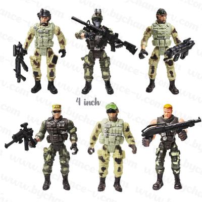 China Awesome Party Favor Gift for Boys Army Men Action Numbers Soldier Toys with Weapon Accessories Military Playset for Party Bag Toy Fillers for sale