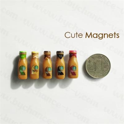 China Traditional custom miniature faux cola bottle filler bag unique gift fridge magnet for thank you gift ideas for sale