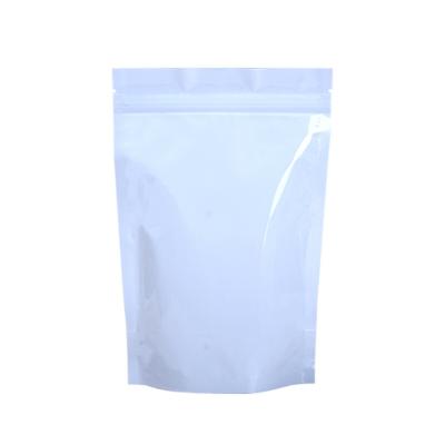 China Food OEM bag recycle resealable cornstarch white black pill plastic ziplock bags a3 for sale