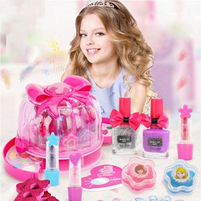 China Kids Pretend To Play Cosmetic Set Toy Kids Girls DIY Makeup Toys Plastic Beauty And Funny Makeup Toys For Kids Real for sale