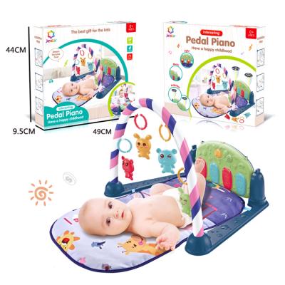 China Educational Foldable Portable Piano 2*1.5V AA Battery Toy Mat Baby Play Mat Interesting Baby Play Mat With Music Light Projection for sale