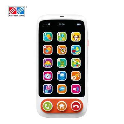 China Children Education Teaching Machine Touch Mobile Phone Toy Smart Phone For Children 22.6*14.4*4.9CM for sale