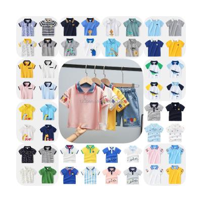 China 2023 Breathable Hot Sale Kids Boys Clothes High Quality Kids Summer Casual Polo T-Shirt From China Factory for sale