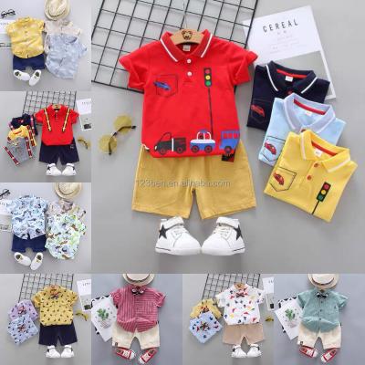 China 2023 Summer Kids Bow Tie Gentleman Suit Boys Shirts Casual Formal Rompers Shorts Infant Baby Boy Clothing Jumpsuits Clothes for sale