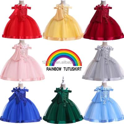 China 2023 Anti-wrinkle baby girl wedding dress kids birthday party princess Dresses Children Costume for girls dress up for sale