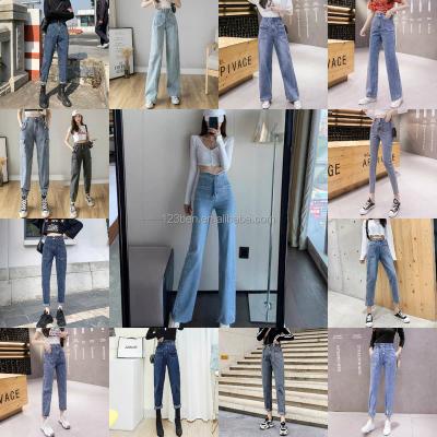 China Wholesale fashion fit high waisted retro jeans pants female hot pants QUICK DRY skinny butt jeans slim women fashionable LiftingThin for sale