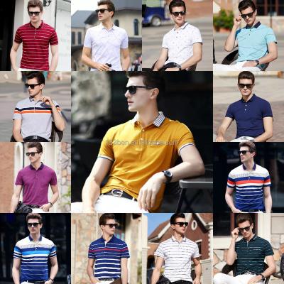 China 2023 Distinct Packing Stripe Anti-wrinkle 2023 Cotton Shorts Sleeve POLO Shirts Cheap Mens POLO Shirts Wholesale Mens T-shirt for sale