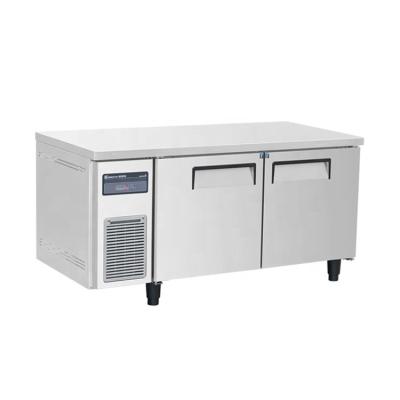 China Commercial Undercounter Refrigerator Worktable Stainless Steel Static Cooling Electric Refrigerator Refrigerated Freezer Undercounter Refrigerator Worktable Refrigerator for sale