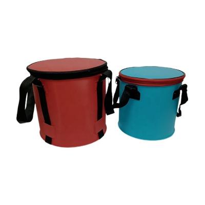 China Fish holder SLD fishing  sale round Dia. 25 cm  EVA Fishing Bucket barrel for sale