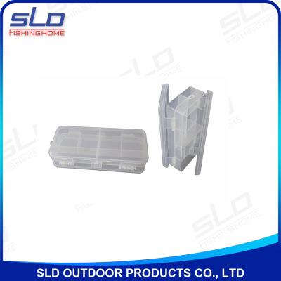 China PP Plastic DOUBLE SIDED PLASTIC FISHING TACKLE BAIT STORAGE BOX for sale